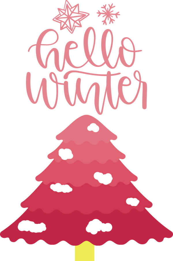 Transparent christmas Logo Cartoon Visual arts for Hello Winter for Christmas