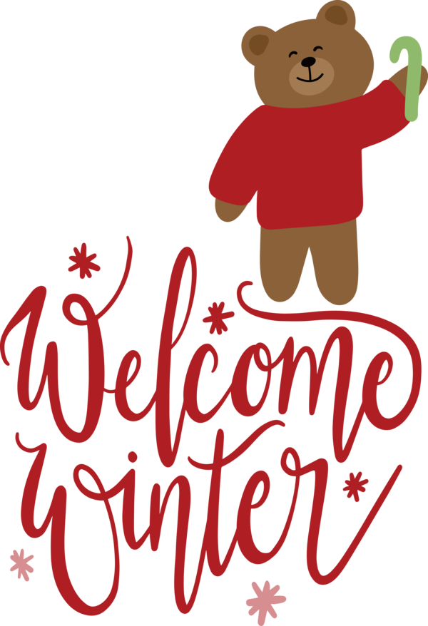 Transparent Christmas Logo Fine Arts Text for Hello Winter for Christmas