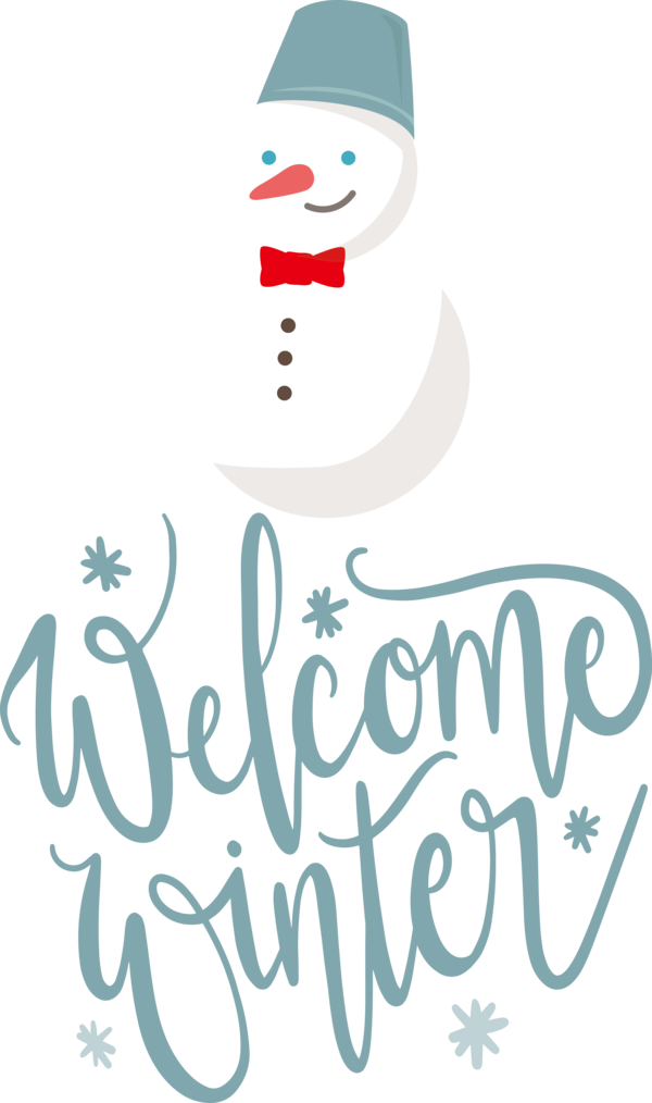 Transparent Christmas Logo Smile Drawing for Hello Winter for Christmas