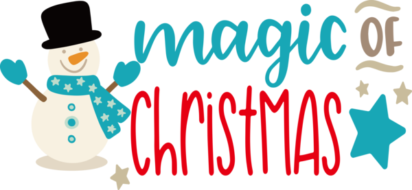 Transparent Christmas Logo Cartoon Line for Merry Christmas for Christmas