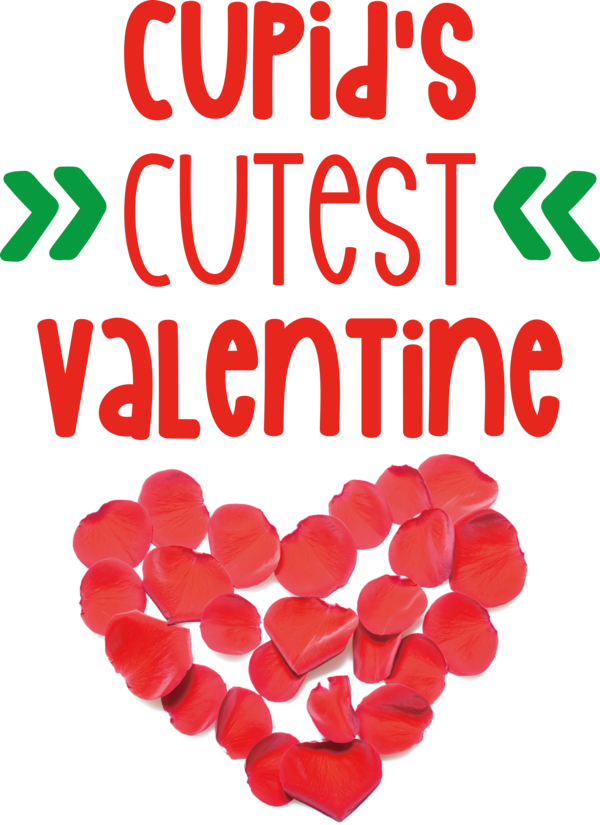 Transparent Valentine's Day Petal Valentine's Day Font for Cupid for Valentines Day