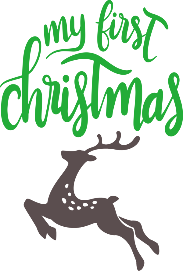 Transparent Christmas Logo Dog Cartoon for Merry Christmas for Christmas