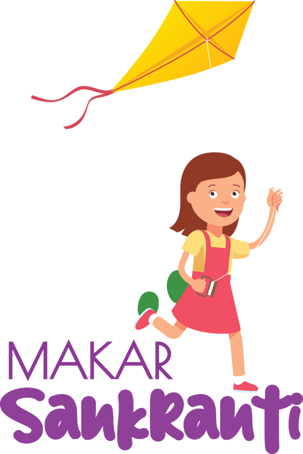 Transparent Makar Sankranti Cartoon painting Children's Day for Happy Makar Sankranti for Makar Sankranti