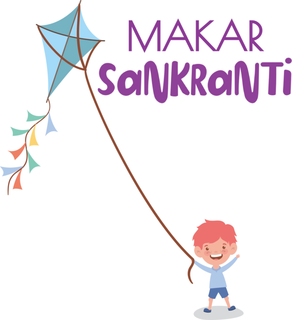 Transparent Makar Sankranti Cartoon Line Meter for Happy Makar Sankranti for Makar Sankranti