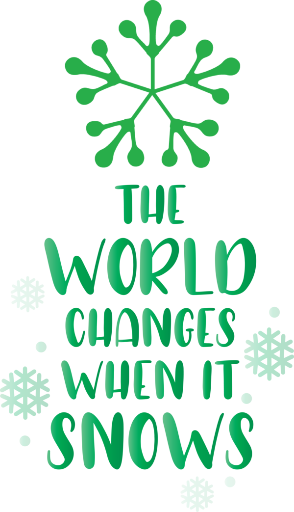 Transparent christmas Logo Green Symbol for Snowflake for Christmas
