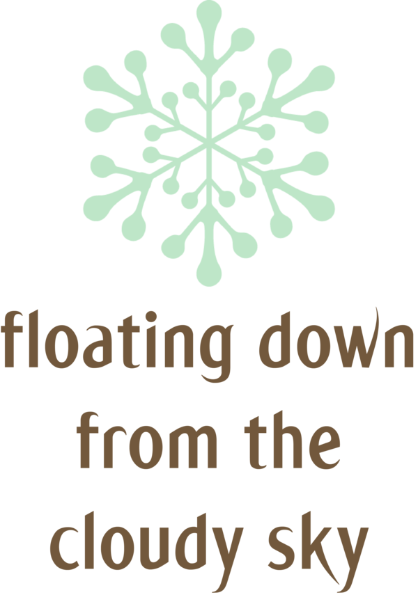 Transparent christmas Floral design Logo Leaf for Snowflake for Christmas