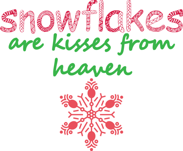 Transparent christmas Floral design Christmas decoration Leaf for Snowflake for Christmas