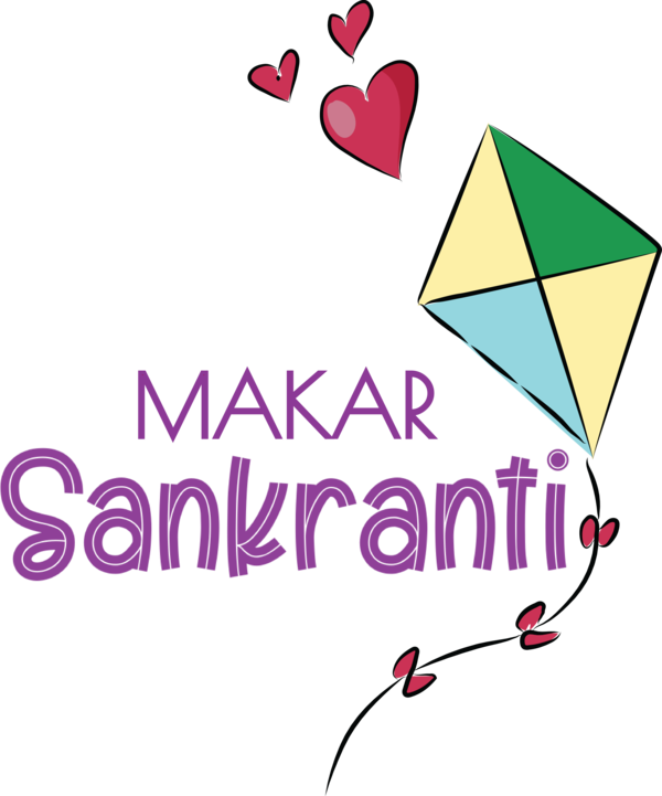 Transparent Makar Sankranti Logo Design Line for Happy Makar Sankranti for Makar Sankranti