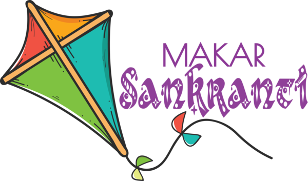 Transparent Makar Sankranti Logo Leaf Meter for Happy Makar Sankranti for Makar Sankranti