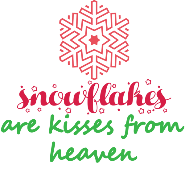 Transparent christmas Logo Line Meter for Snowflake for Christmas
