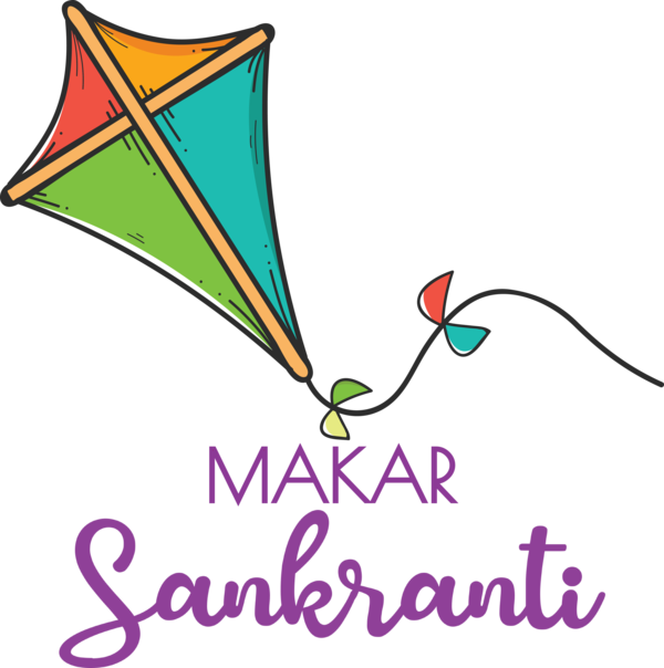 Transparent Makar Sankranti Bauhaus Leaf Line for Happy Makar Sankranti for Makar Sankranti