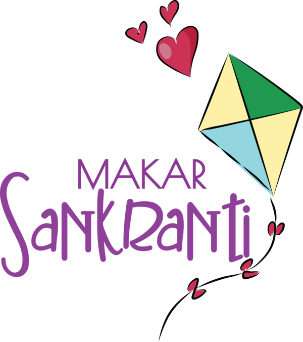 Transparent Makar Sankranti Logo Design Line for Happy Makar Sankranti for Makar Sankranti