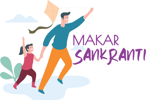 Transparent Makar Sankranti Family  Drawing for Happy Makar Sankranti for Makar Sankranti