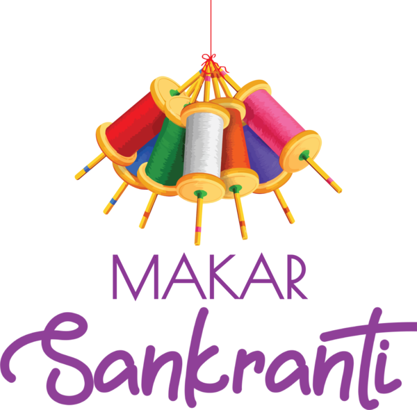 Transparent Makar Sankranti Christmas ornament Christmas Ornament M Design for Happy Makar Sankranti for Makar Sankranti