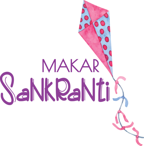 Transparent Makar Sankranti Logo Font Line for Happy Makar Sankranti for Makar Sankranti