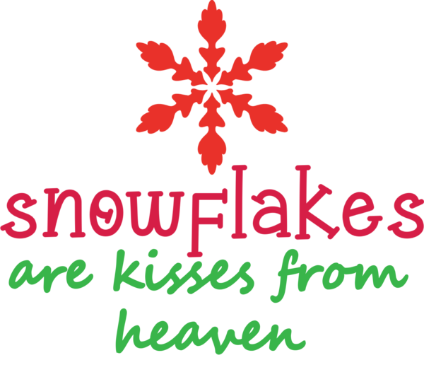 Transparent christmas Floral design Cut flowers Logo for Snowflake for Christmas