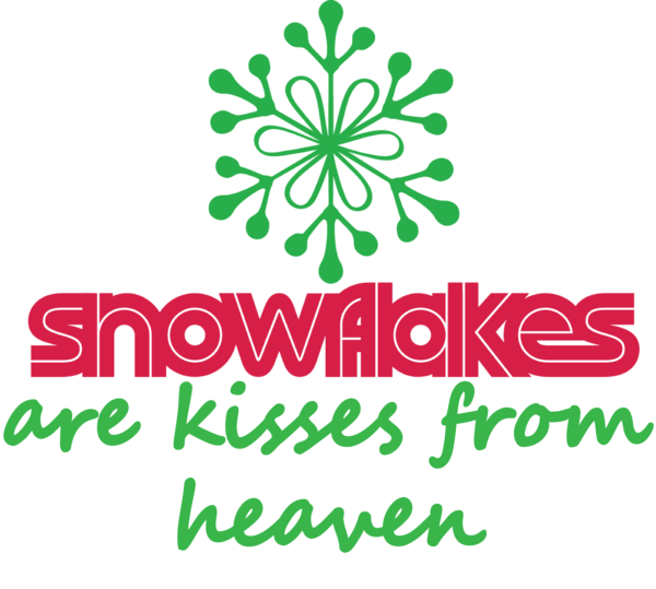 Transparent christmas Floral design Leaf Logo for Snowflake for Christmas