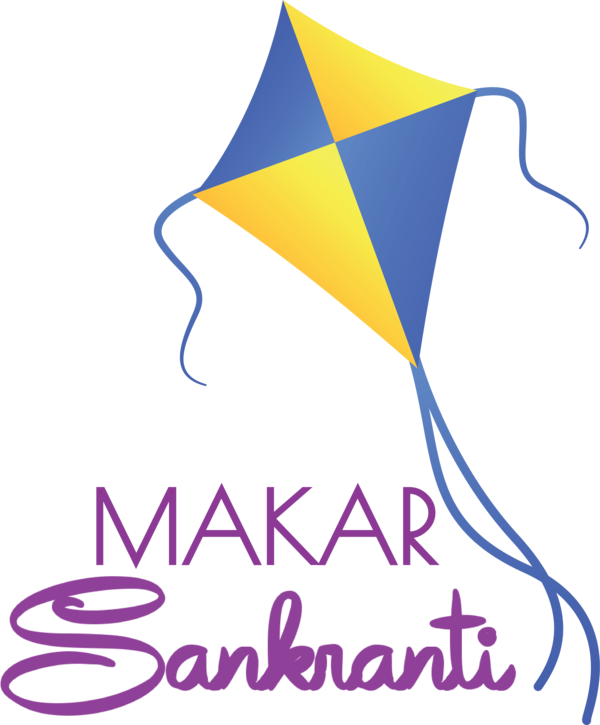 Transparent Makar Sankranti Logo Line Yellow for Happy Makar Sankranti for Makar Sankranti