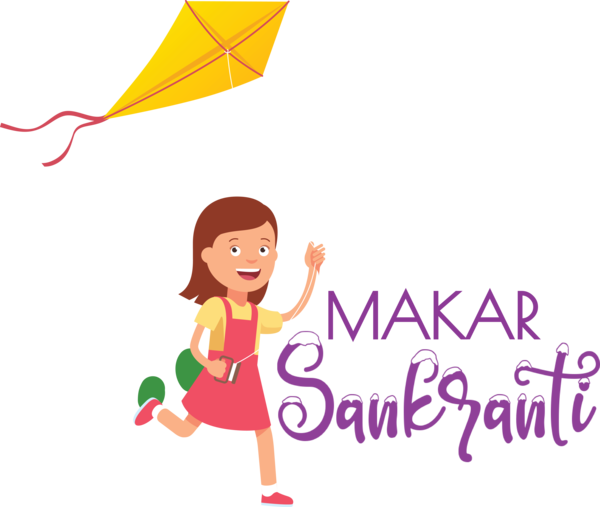 Transparent Makar Sankranti Cartoon Line Meter for Happy Makar Sankranti for Makar Sankranti