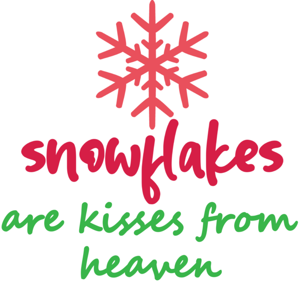 Transparent christmas Logo Line Meter for Snowflake for Christmas