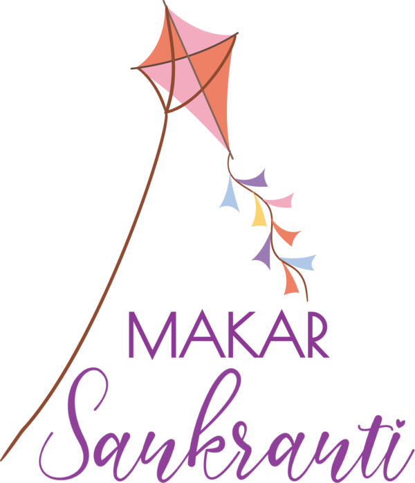 Transparent Makar Sankranti Design Leaf Petal for Happy Makar Sankranti for Makar Sankranti