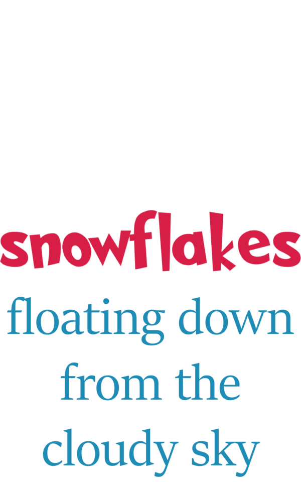 Transparent christmas Font Line Meter for Snowflake for Christmas