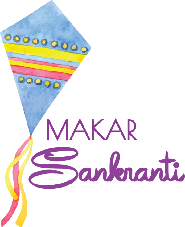Transparent Makar Sankranti Line Font Meter for Happy Makar Sankranti for Makar Sankranti