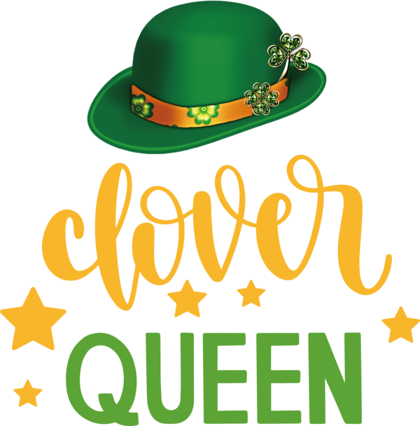 Transparent St. Patrick's Day Logo Hat Green for St Patricks Day Quotes for St Patricks Day