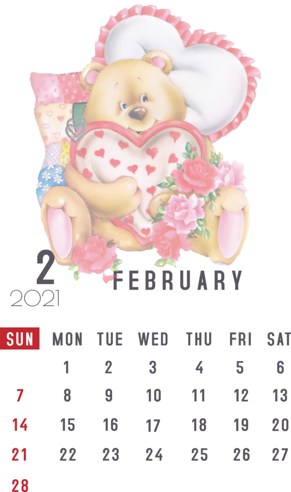 Transparent New Year Calendar System GIF February for Printable 2021 Calendar for New Year