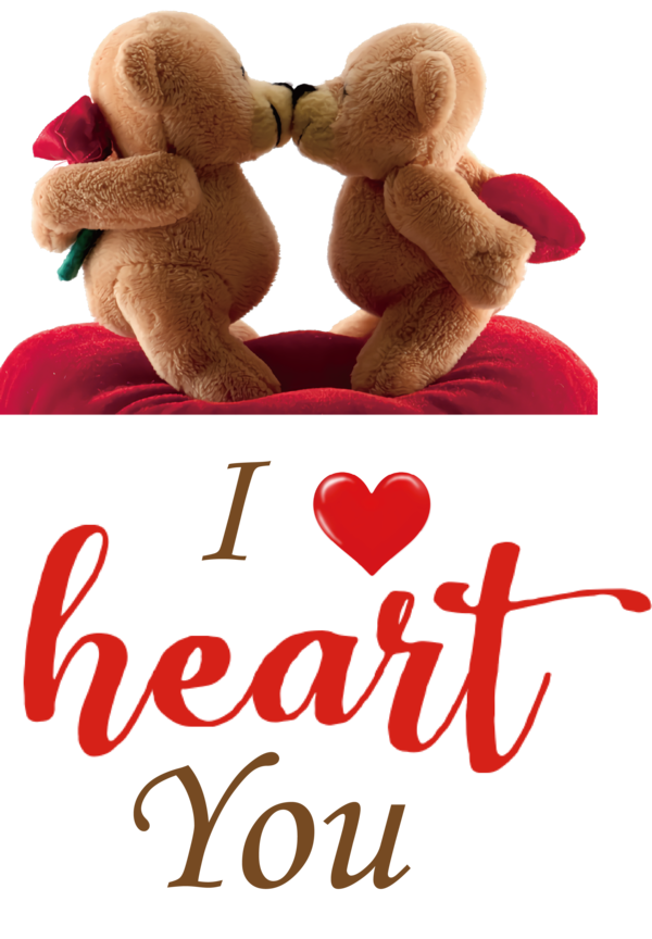 Transparent Valentine's Day Teddy bear Plush Valentine's Day for Valentines Day Quotes for Valentines Day