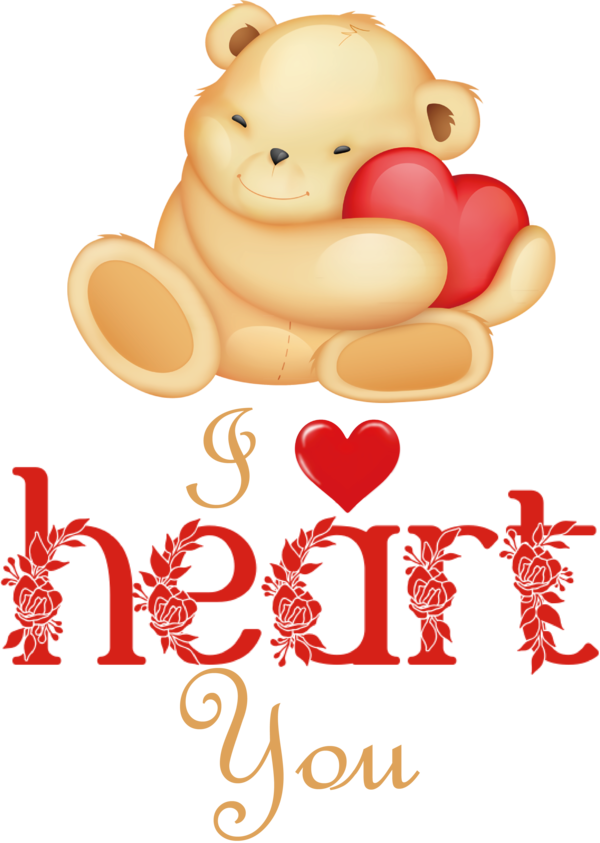 Transparent Valentine's Day Cartoon Teddy bear Valentine's Day for Valentines Day Quotes for Valentines Day