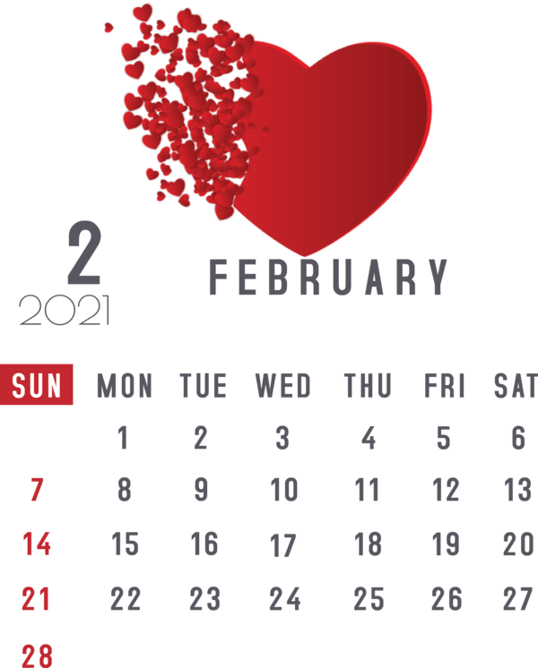 Transparent New Year 2021 Icon 3D computer graphics for Printable 2021 Calendar for New Year