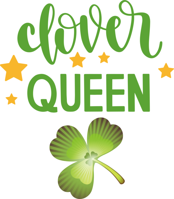 Transparent St. Patrick's Day Leaf Logo Plant stem for St Patricks Day Quotes for St Patricks Day