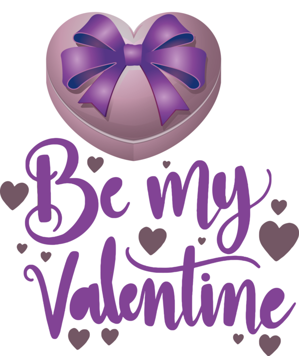 Transparent Valentine's Day Logo Lilac M Meter for Valentines for Valentines Day