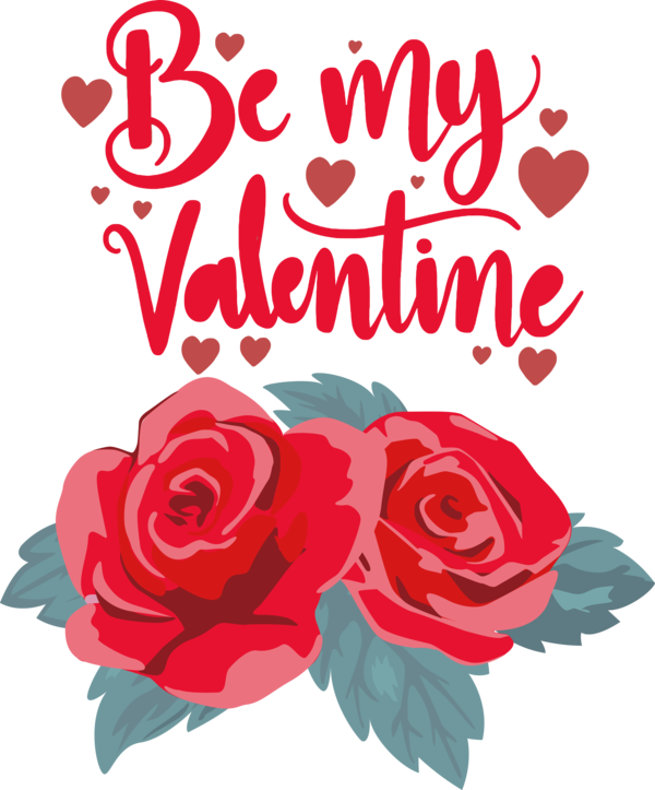 Transparent Valentine's Day Icon Poster Watercolor painting for Valentines for Valentines Day