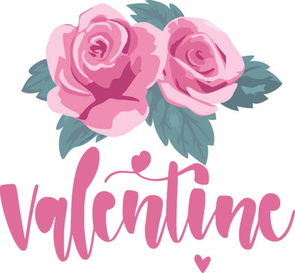 Transparent Valentine's Day Rose Floral design Design for Valentines for Valentines Day