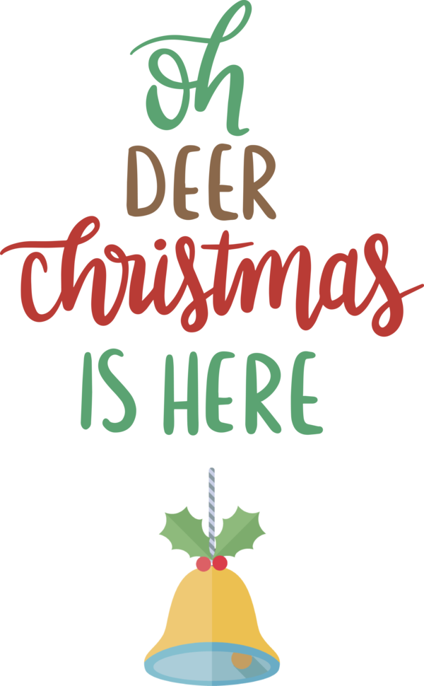 Transparent Christmas Leaf Logo Line for Reindeer for Christmas