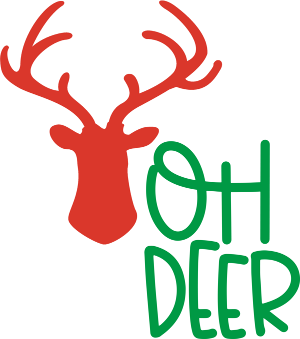 Transparent Christmas Deer Red deer Reindeer for Reindeer for Christmas