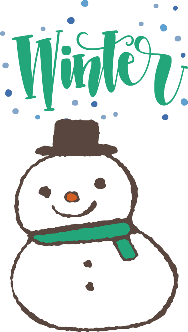 Transparent Christmas Logo Drawing Cartoon for Hello Winter for Christmas
