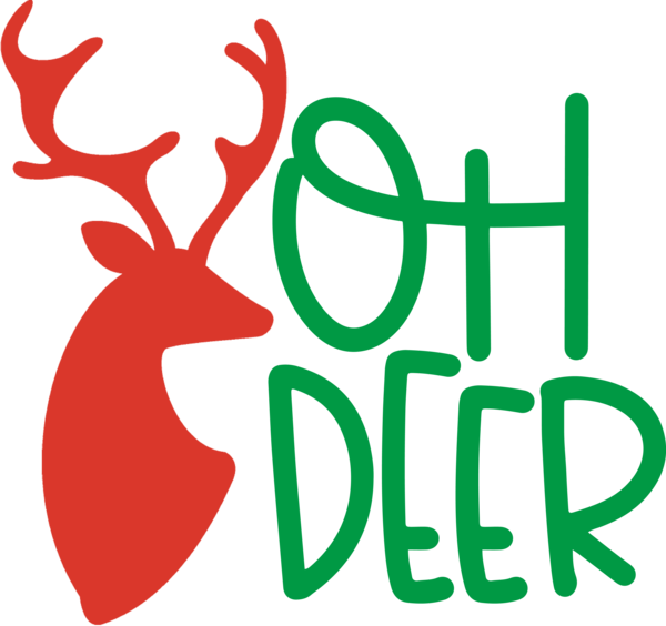 Transparent Christmas Red deer Deer Reindeer for Reindeer for Christmas
