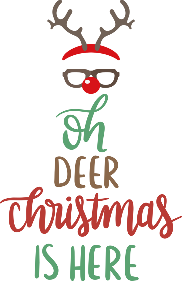 Transparent Christmas Reindeer Deer Meter for Reindeer for Christmas