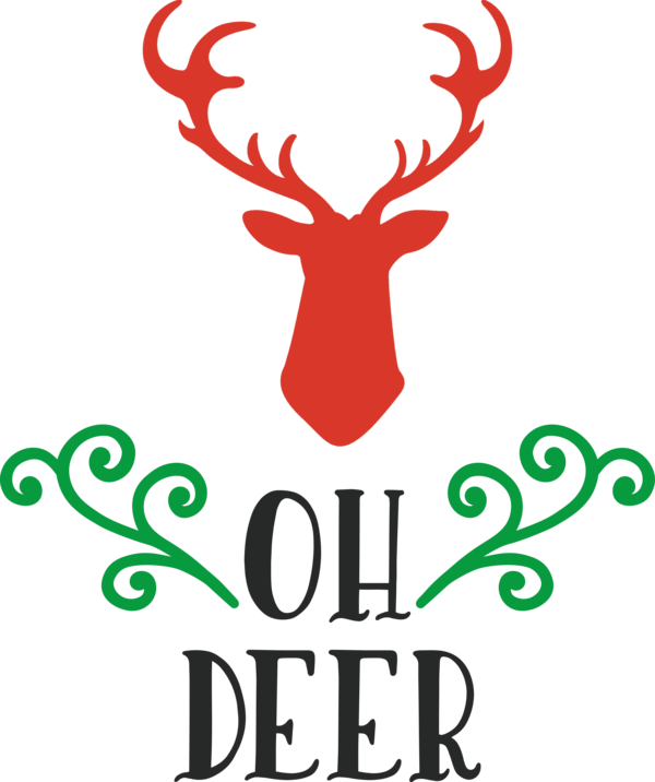 Transparent Christmas Deer White-tailed deer Moose for Reindeer for Christmas