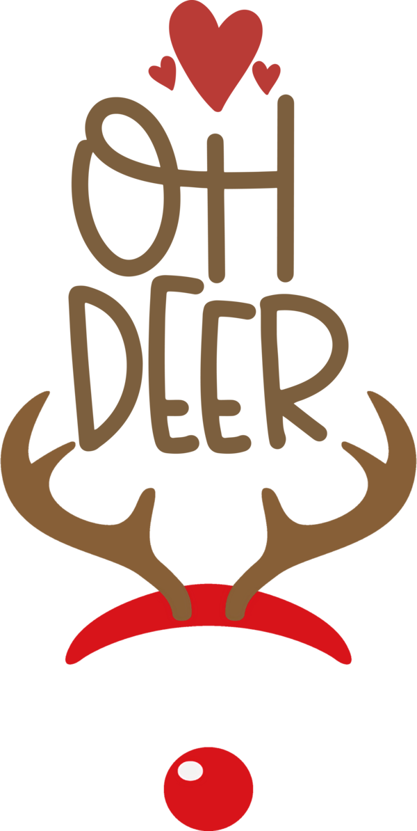 Transparent Christmas Deer Red deer Rudolph for Reindeer for Christmas