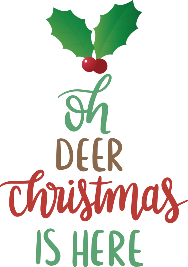 Transparent Christmas Logo Leaf Meter for Reindeer for Christmas
