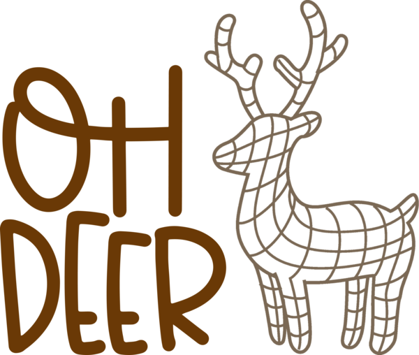 Transparent Christmas Drawing Silhouette Logo for Reindeer for Christmas
