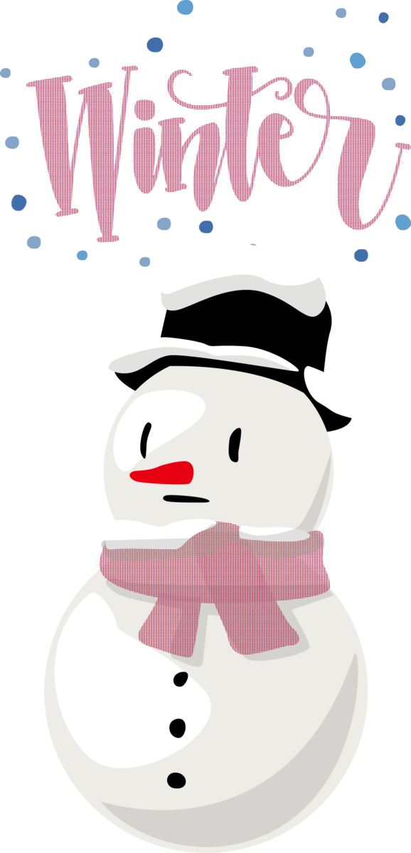 Transparent Christmas Snowman Design Cartoon M for Hello Winter for Christmas