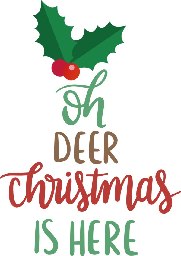 Transparent Christmas Leaf Logo Meter for Reindeer for Christmas