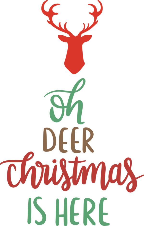 Transparent Christmas Reindeer Christmas decoration Logo for Reindeer for Christmas
