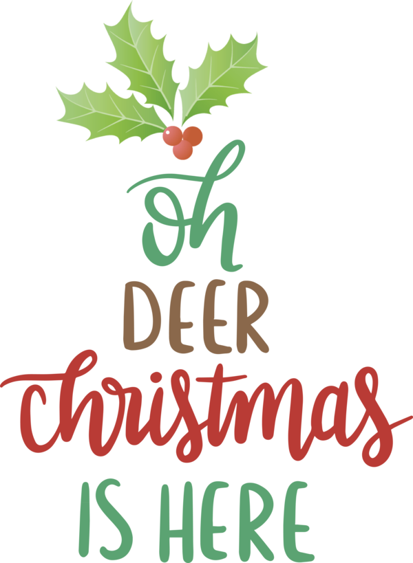 Transparent Christmas Leaf Logo Meter for Reindeer for Christmas