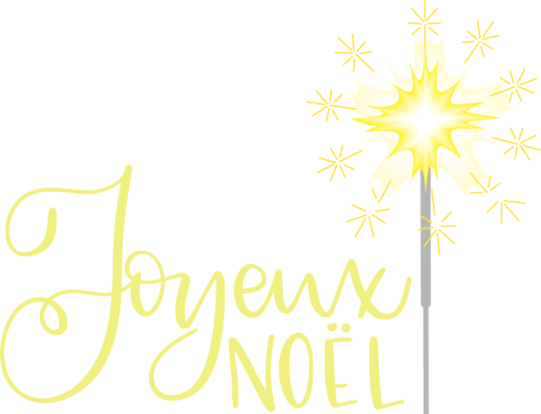 Transparent Christmas Logo Design Yellow for Noel for Christmas